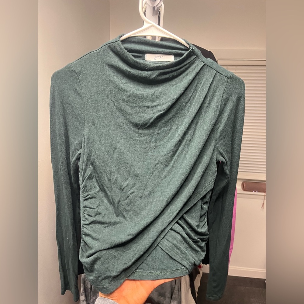 Marshalls Green Ruched Blouse